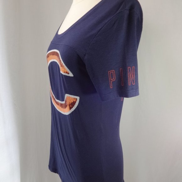 VS PINK Blue Chicago Bears Jersey Size Medium - Picture 11 of 13
